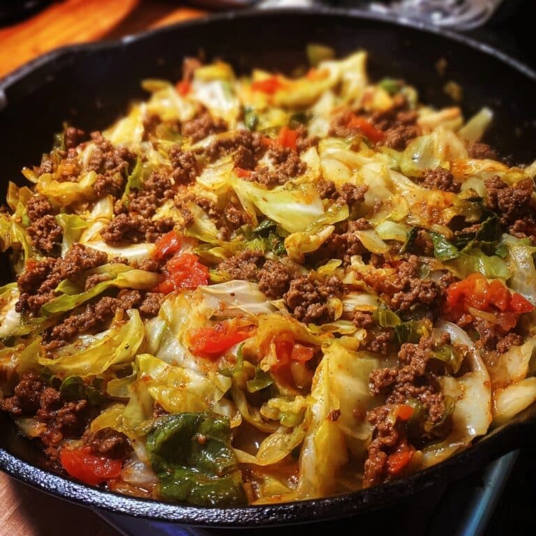 Chinese Ground Beef and Cabbage Stir-Fry Recipe