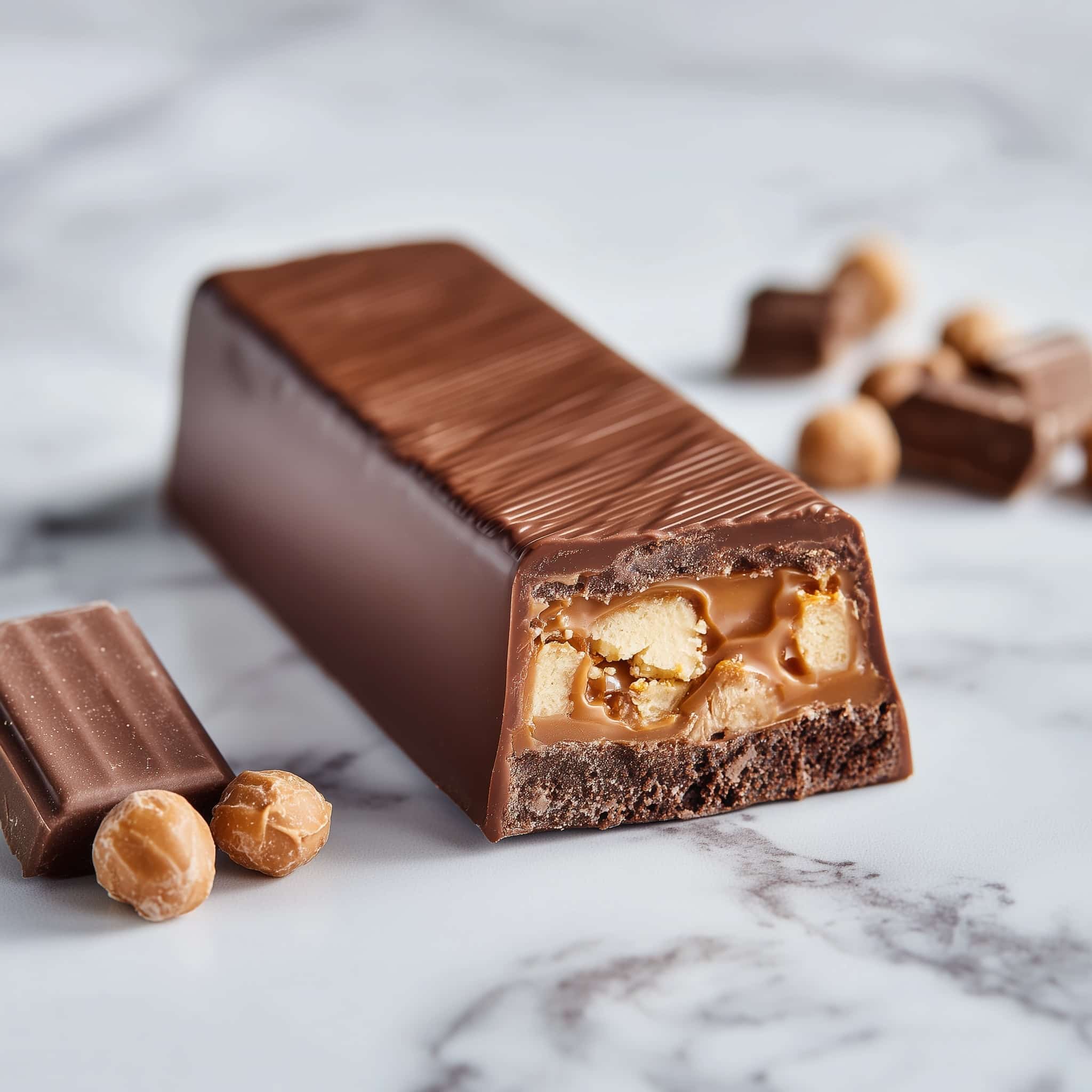 Chocolate-Filled Date Snickers Recipe - Recipe Image