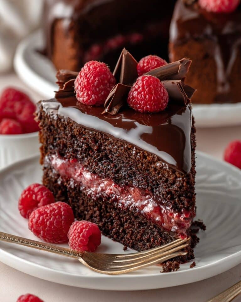 Decadent Dark Chocolate Raspberry Cheesecake Recipe