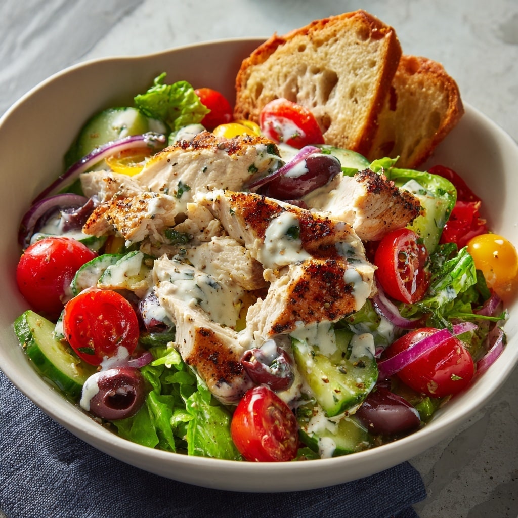 Italian Grinder Chicken Salad Recipe - Recipe Image