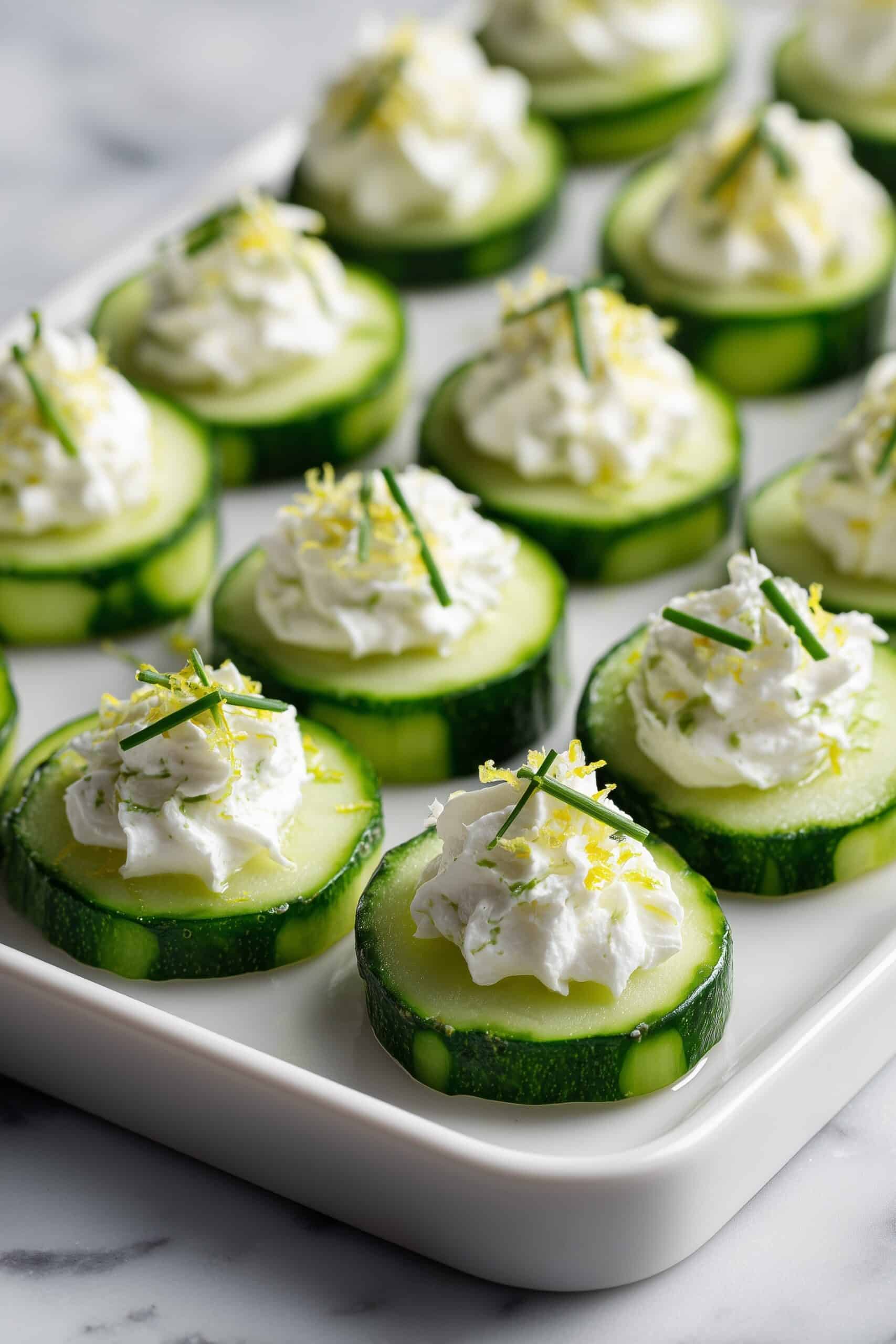 Everything Bagel Cucumber Bites Recipe - Recipe Image
