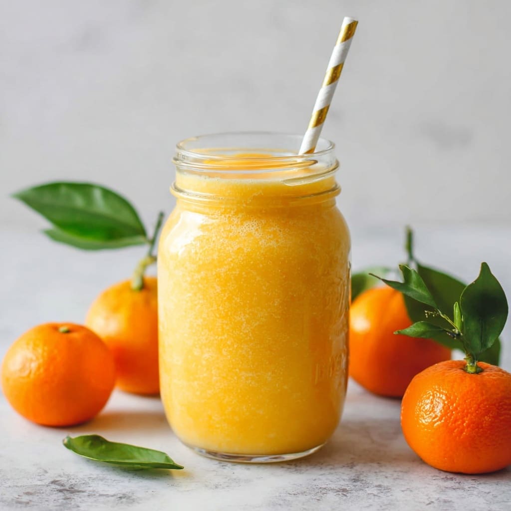 Tropical Pineapple Orange Smoothie Recipe - Recipe Image