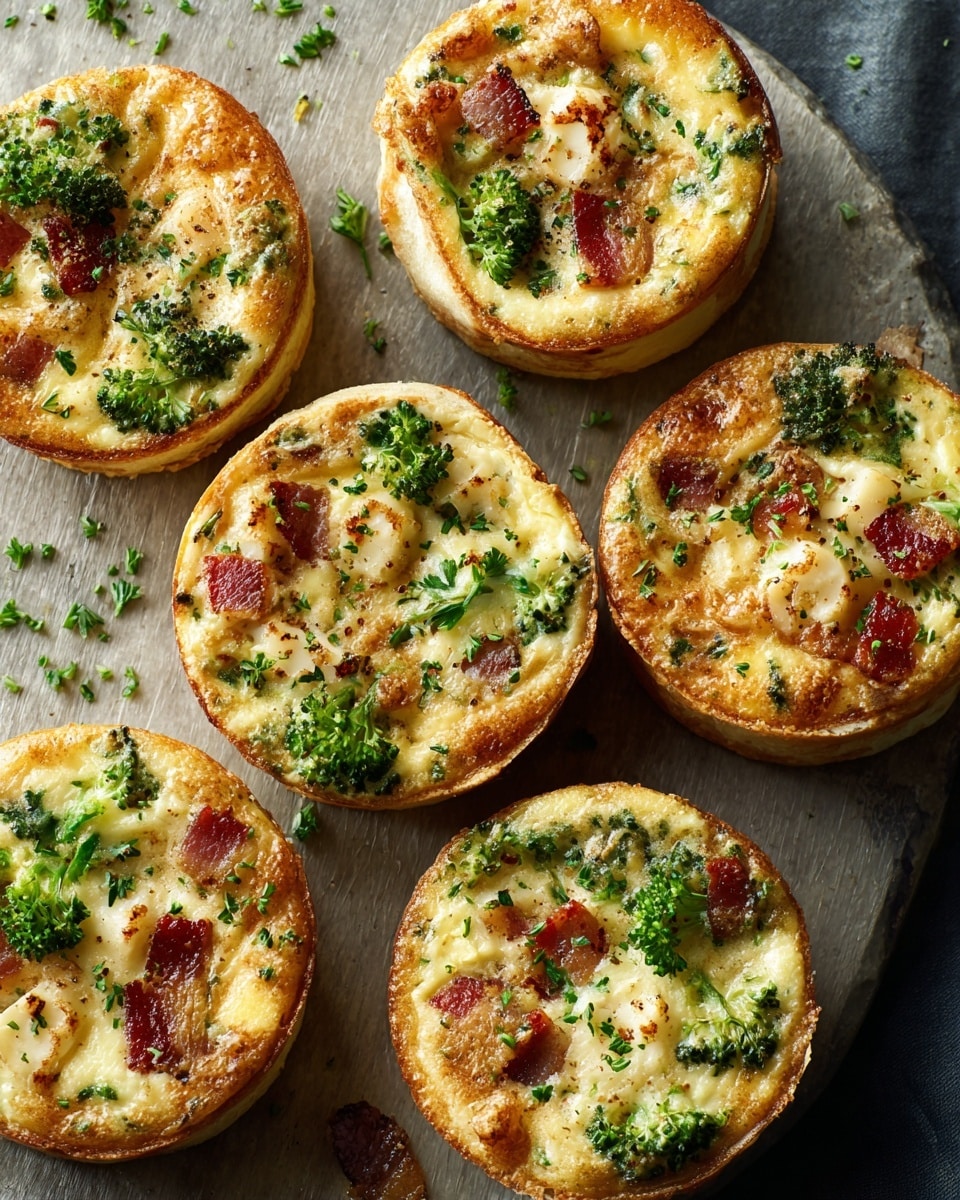English Muffin Breakfast Pizzas Recipe - Recipe Image
