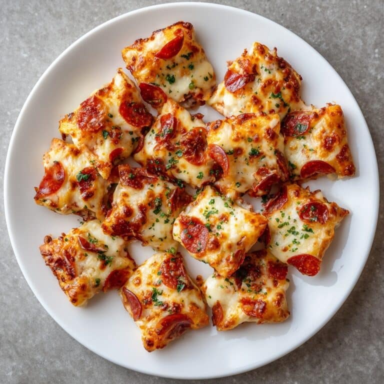 Mini Cottage Cheese Pizza Bites Recipe