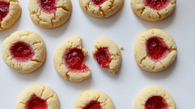 Cheesy Thumbprint Savory Cookies Recipe