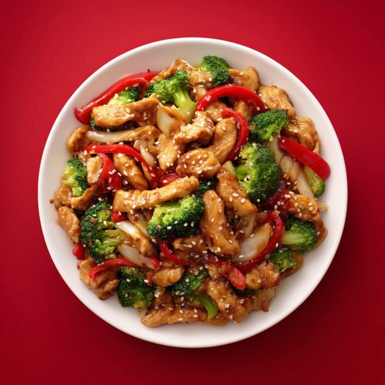Honey Sriracha Ground Chicken and Broccoli Recipe