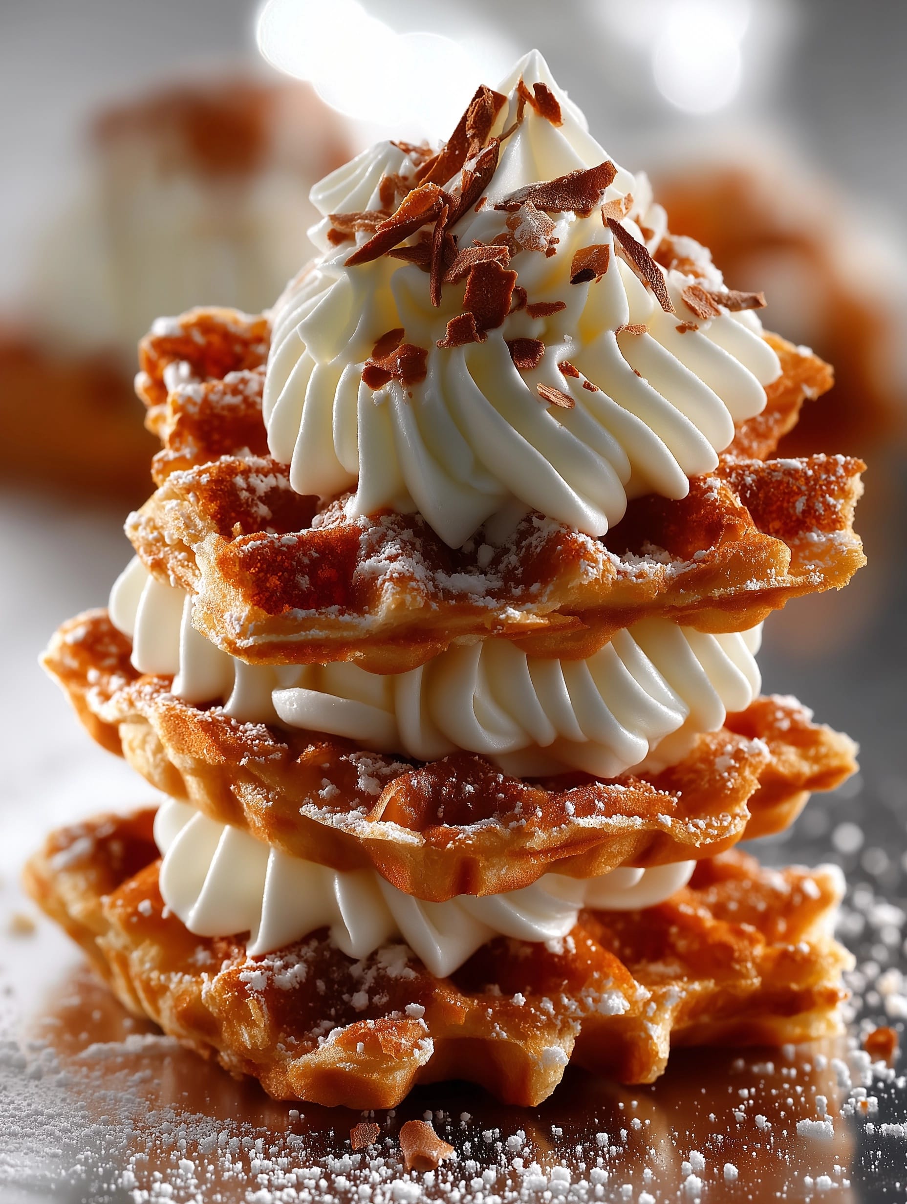 Apple Cinnamon Waffles Recipe - Recipe Image