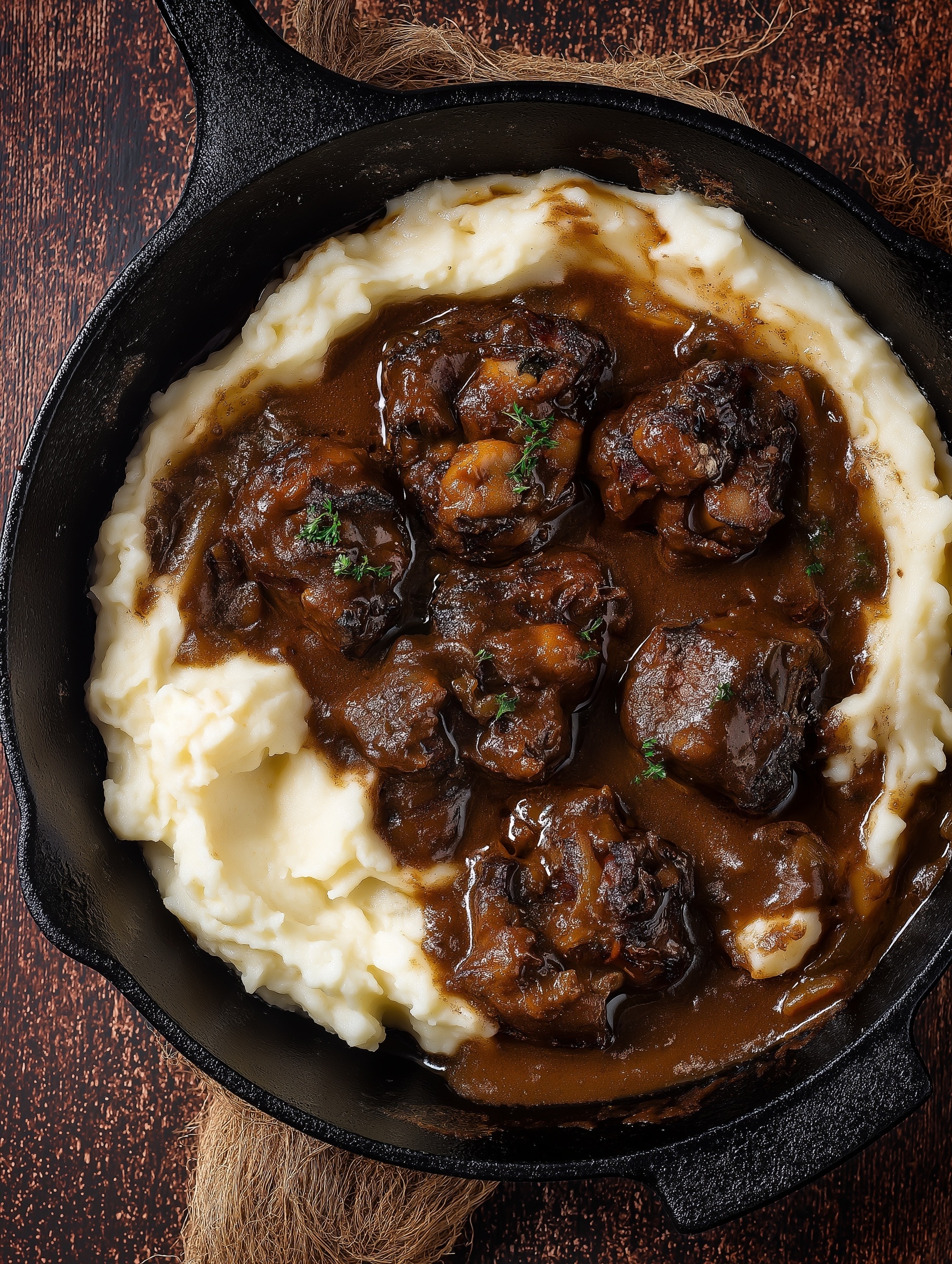 Hearty Beef Short Ribs Braised in Dutch Oven Recipe - Recipe Image