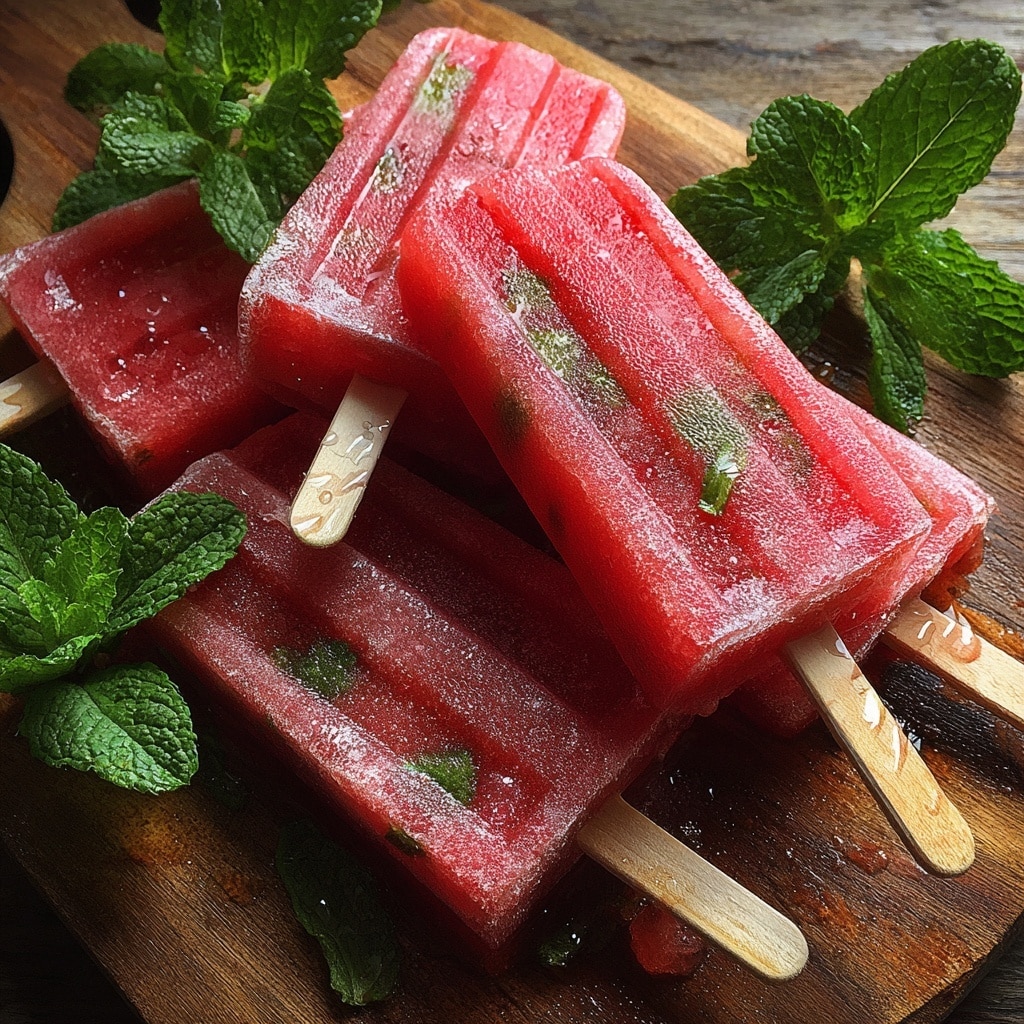 Refreshing Watermelon Ice Recipe - Recipe Image