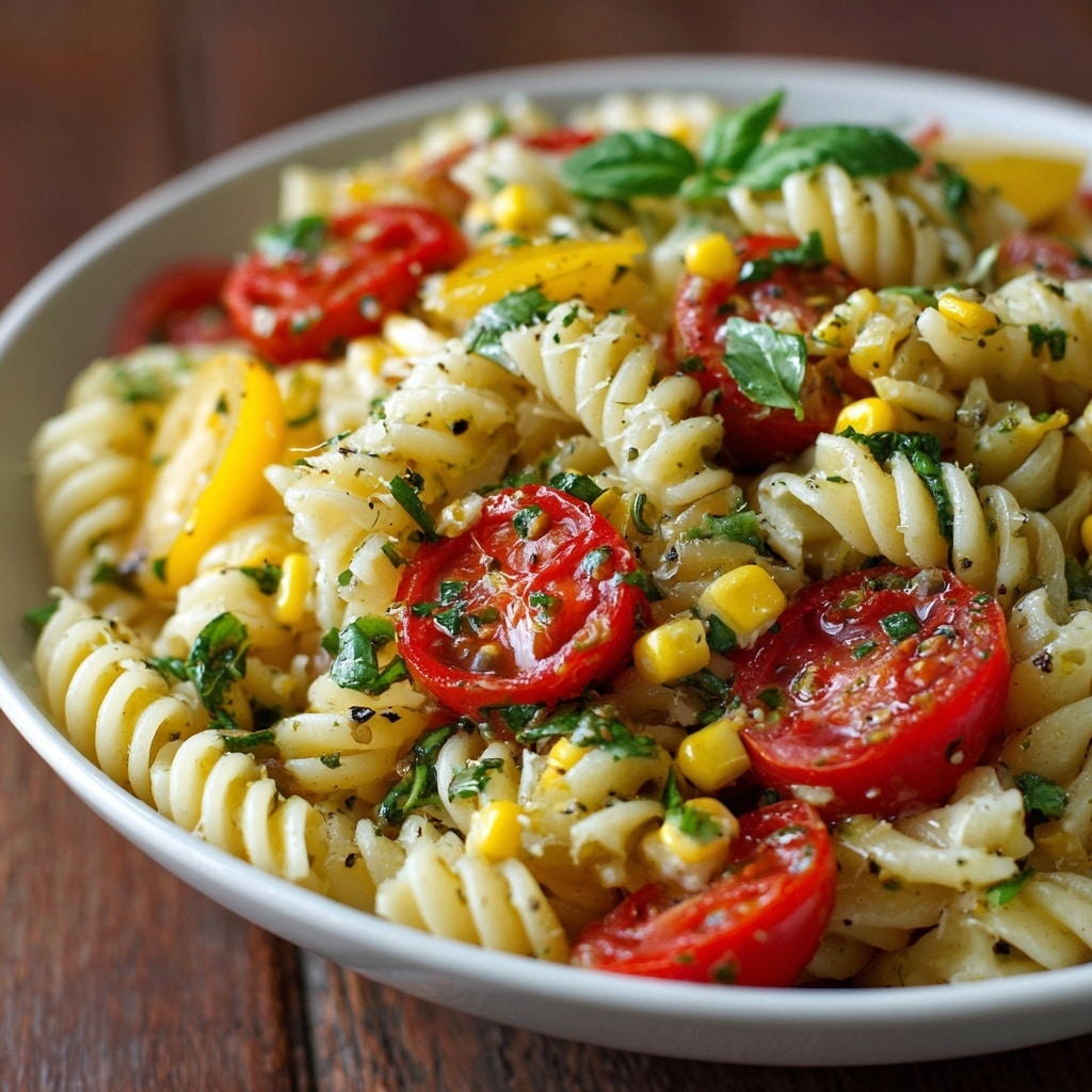 Street Corn Pasta Salad Recipe - Recipe Image