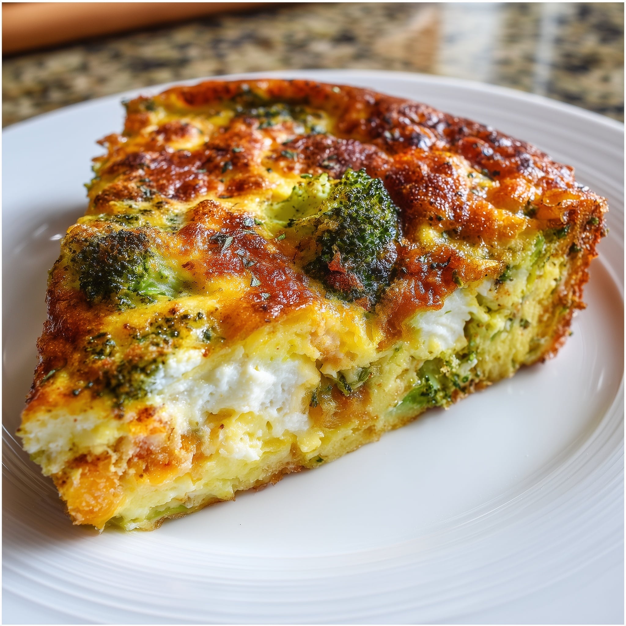Easy Vegetable and Cheese Frittata Recipe - Recipe Image