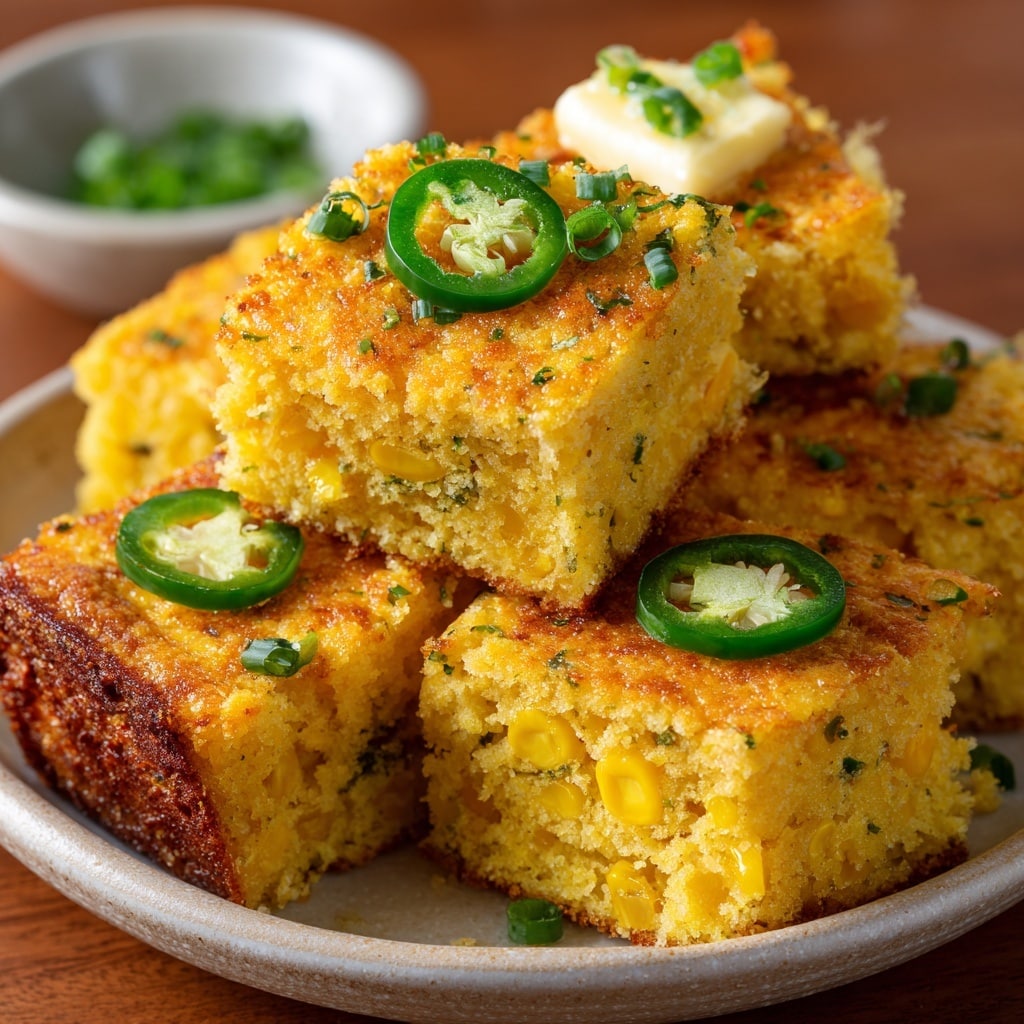 Jalapeño Cheese Squares Recipe - Recipe Image