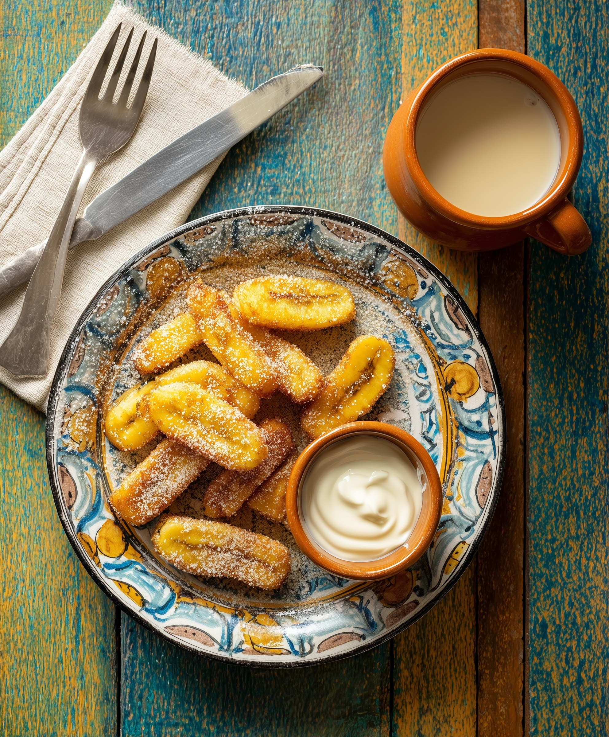 Fried Cinnamon Bananas Recipe - Recipe Image
