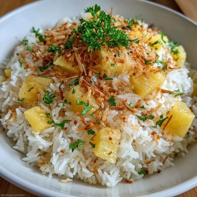 Sweet and Savory Pineapple Rice Recipe