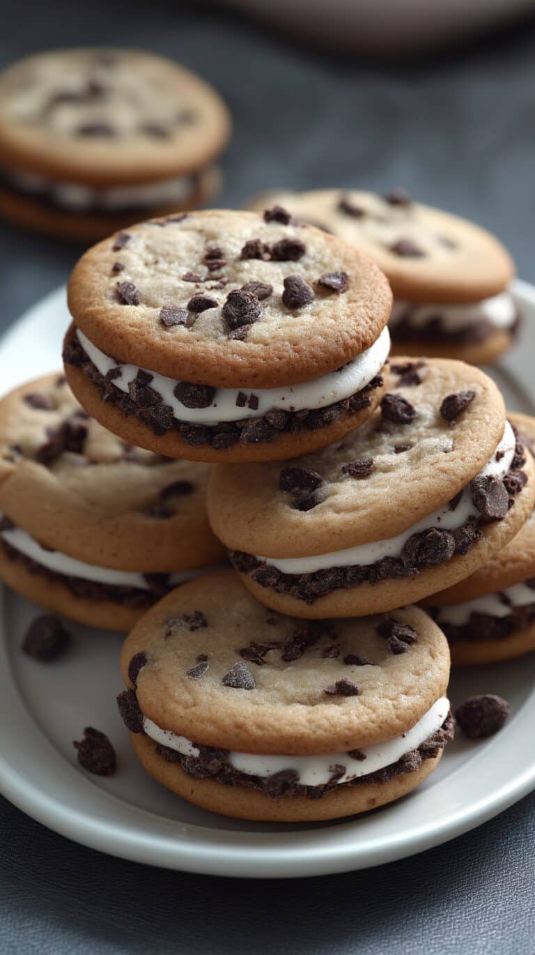 Brownie Cookie Dough Sandwich Cookies Recipe