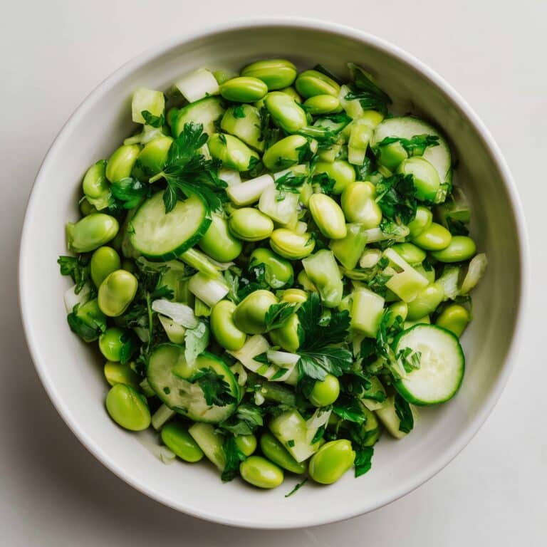 Refreshing Edamame Salad with Cucumber and Sesame Dressing Recipe