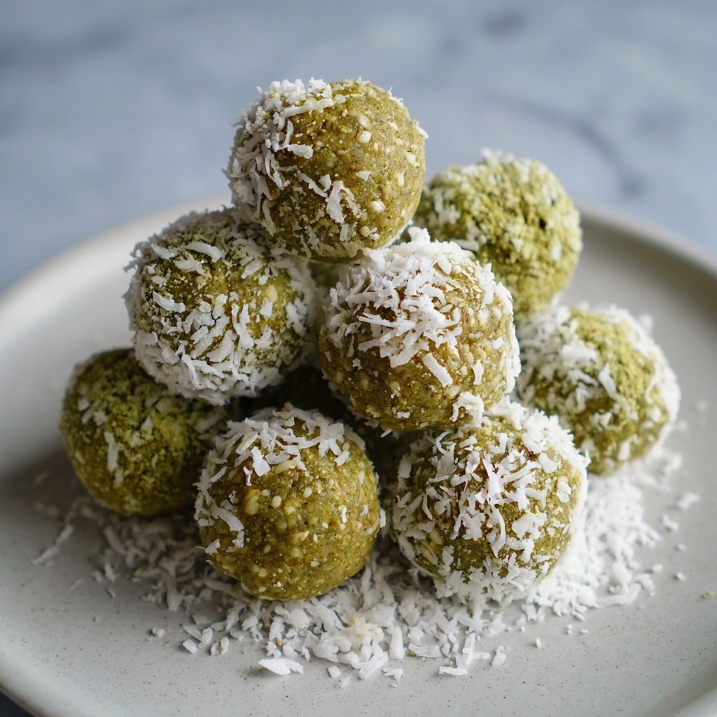 Mint Chocolate Chip Protein Balls Recipe - Recipe Image