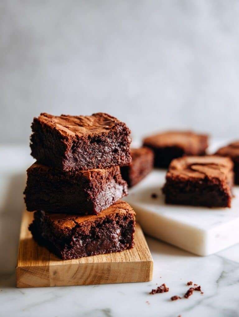 Healthy Peanut Butter Stuffed Brownies (Gluten-Free, Dairy-Free, No Refined Sugar) Recipe