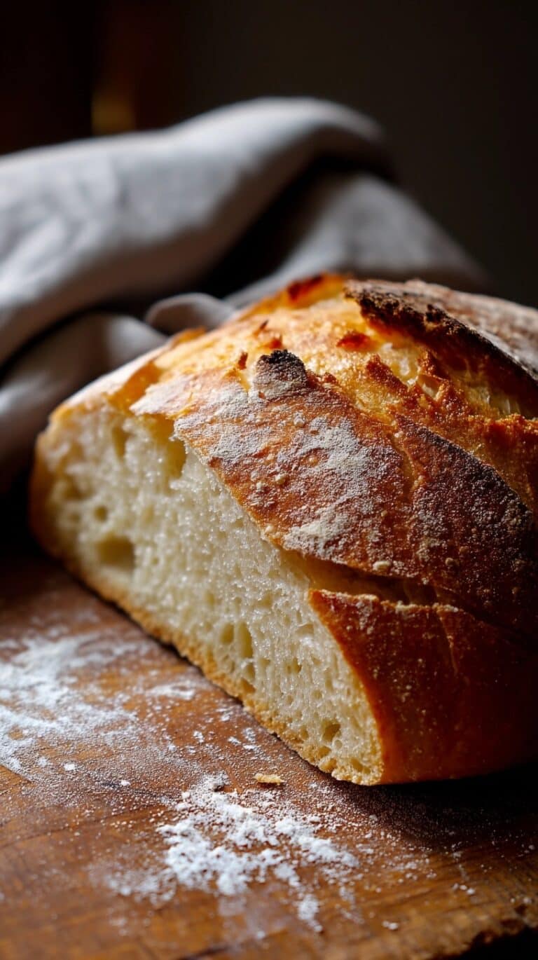Crusty Homemade Ciabatta Bread Recipe