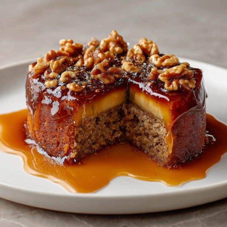 Decadent Gluten-Free Banana Cake with Salted Caramel Recipe
