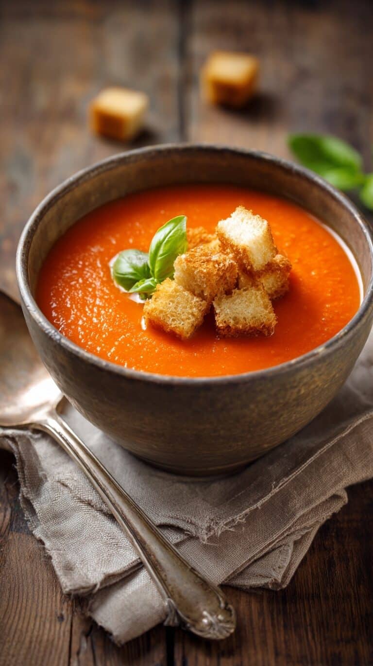 High-Protein Creamy Tomato Soup Recipe