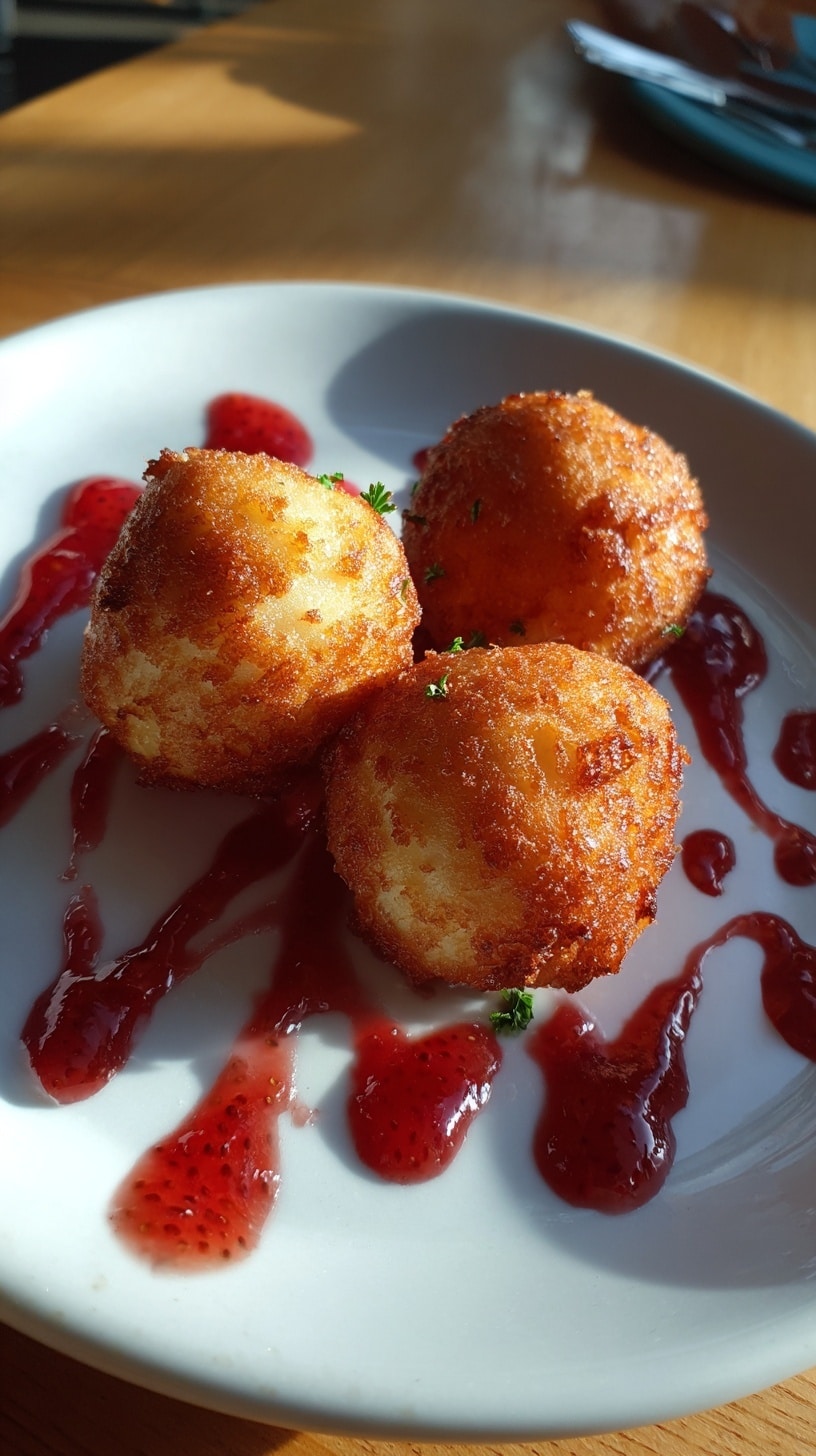 Crispy Reuben Balls with Corned Beef and Cheese Recipe - Recipe Image