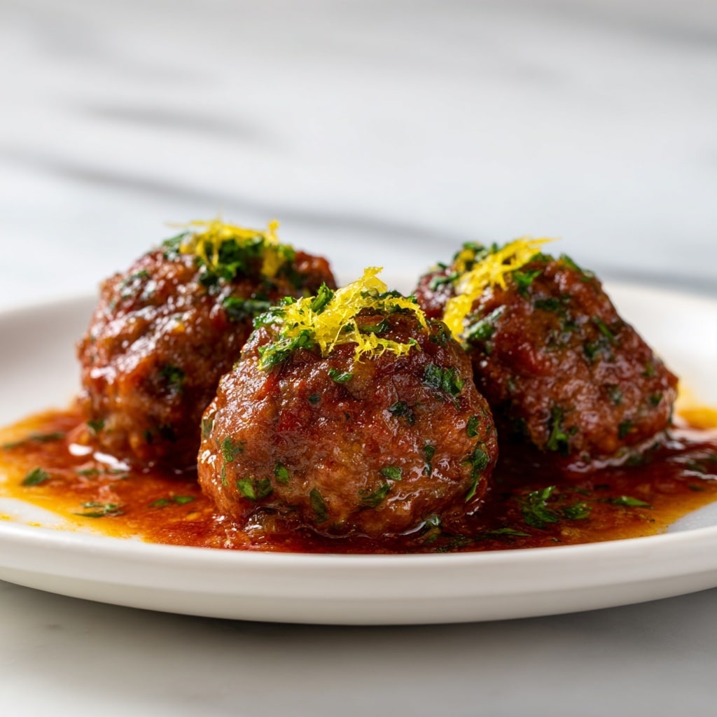 Sweet and Spicy Honey Buffalo Crockpot Meatballs Recipe - Recipe Image