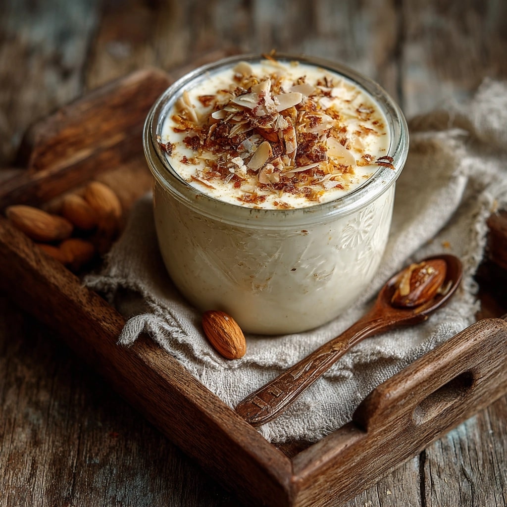 Creamy Almond Milk Pudding Recipe - Recipe Image