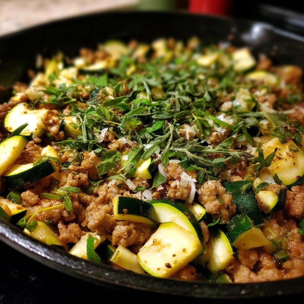 Ground Beef Zucchini Casserole Recipe - Recipe Image