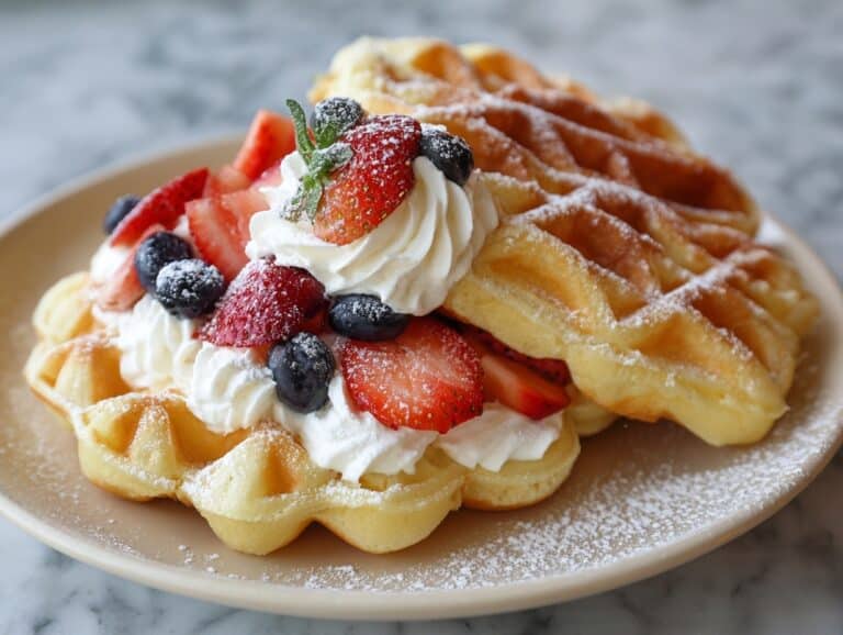 Strawberry Waffles Recipe