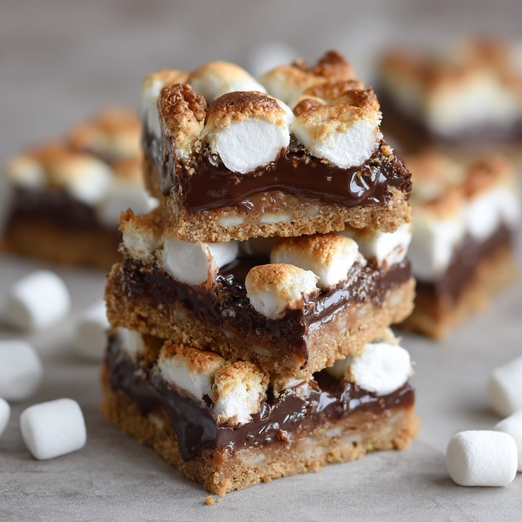 Golden Grahams S’mores Bars Recipe - Recipe Image