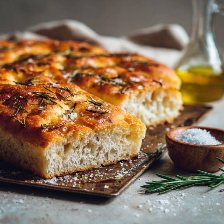 Garlic Parmesan Focaccia Bread Recipe