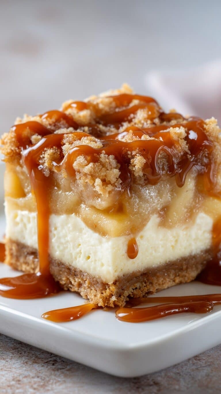 Apple Crisp Cheesecake Recipe