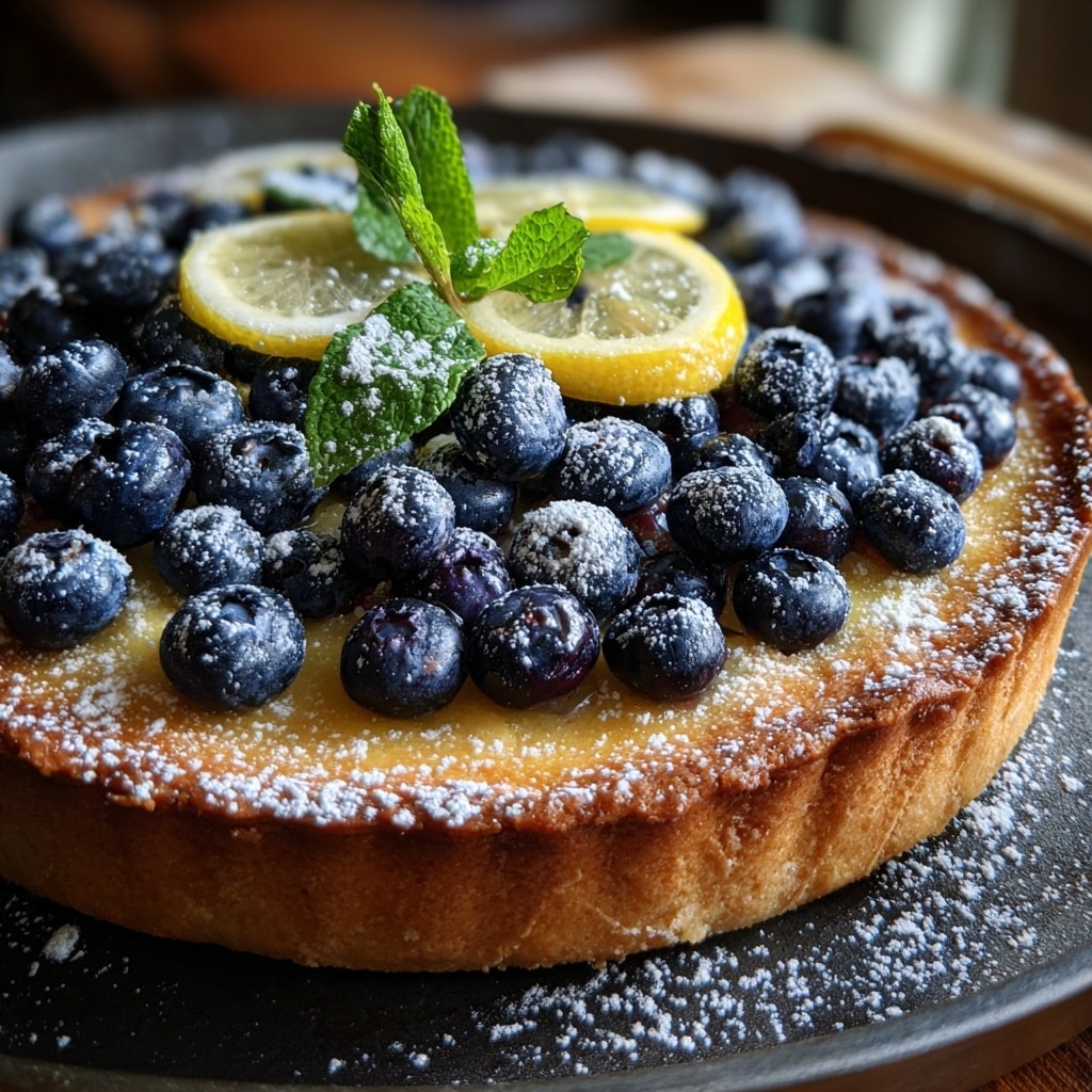 Lemon Blueberry Pie Recipe - Recipe Image