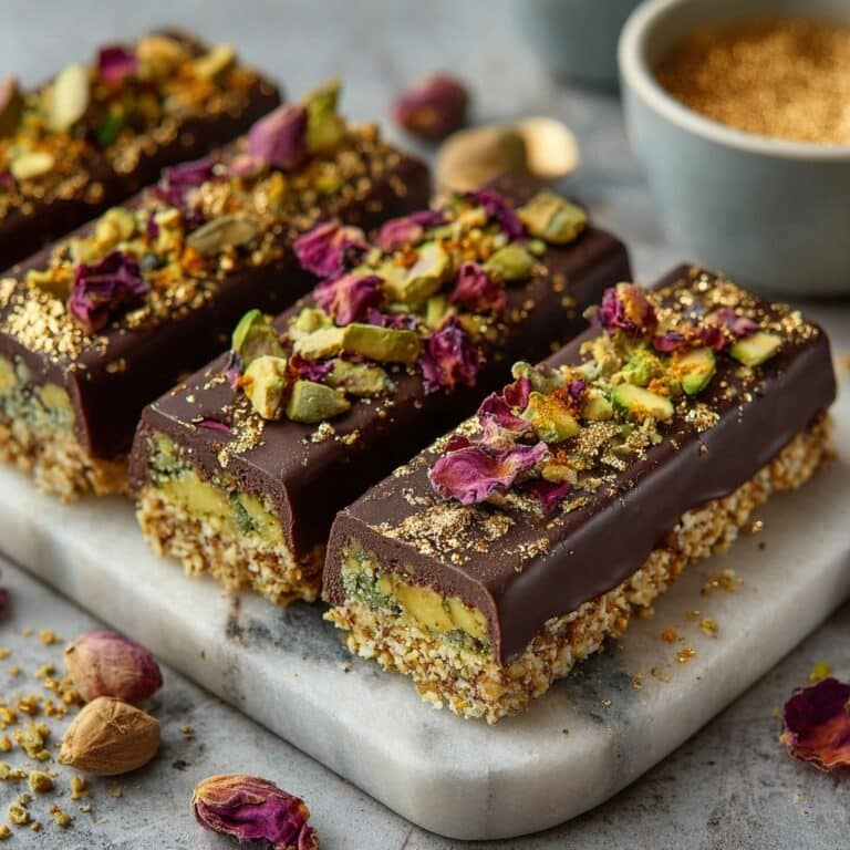 Vegan Pistachio Protein Bars Recipe