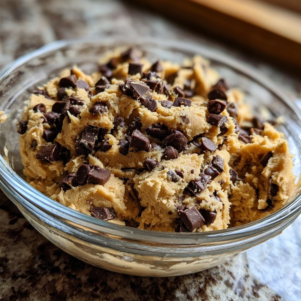 Eggless Edible Cookie Dough Recipe - Recipe Image
