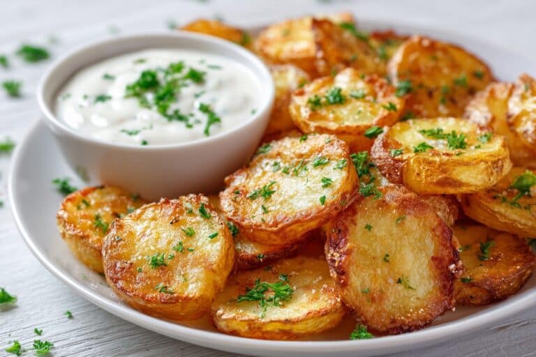 Crispy Baked Potato Slices Recipe