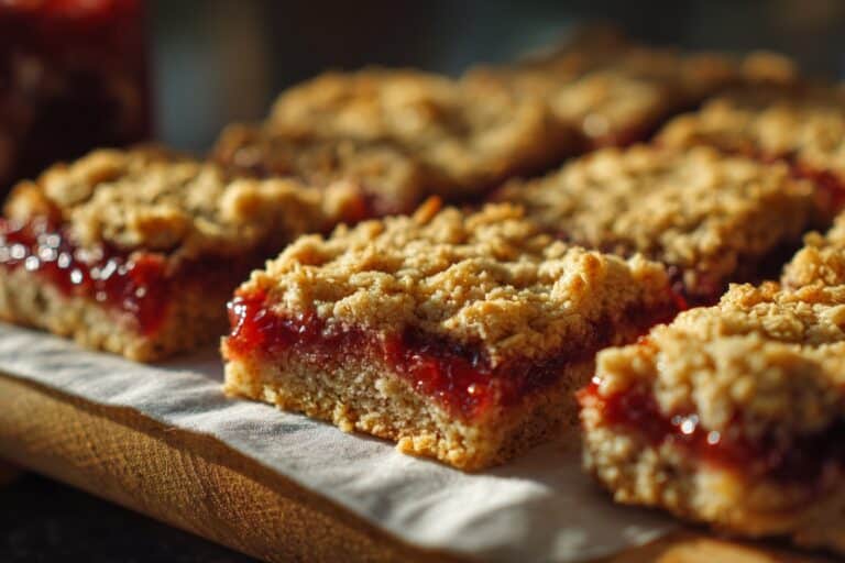 Strawberry Oatmeal Bars Recipe