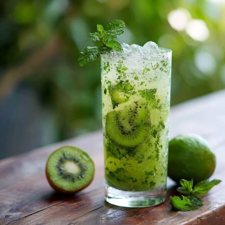 Kiwi Mint Cold Brew Green Tea Recipe