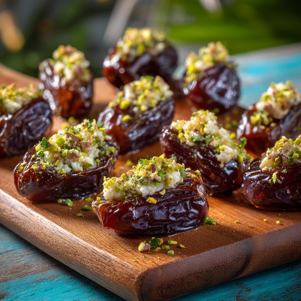 Air Fryer Brie Stuffed Dates Recipe - Recipe Image