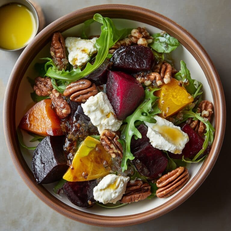 Roasted Carrots & Beets with Feta and Pecans Recipe