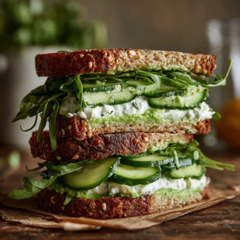 Cucumber Salad Sandwiches Recipe