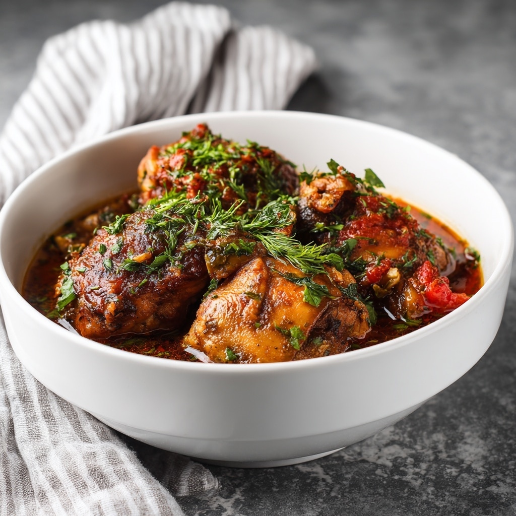 Creamy Tomato Herb Chicken Thigh Osso Bucco Recipe - Recipe Image
