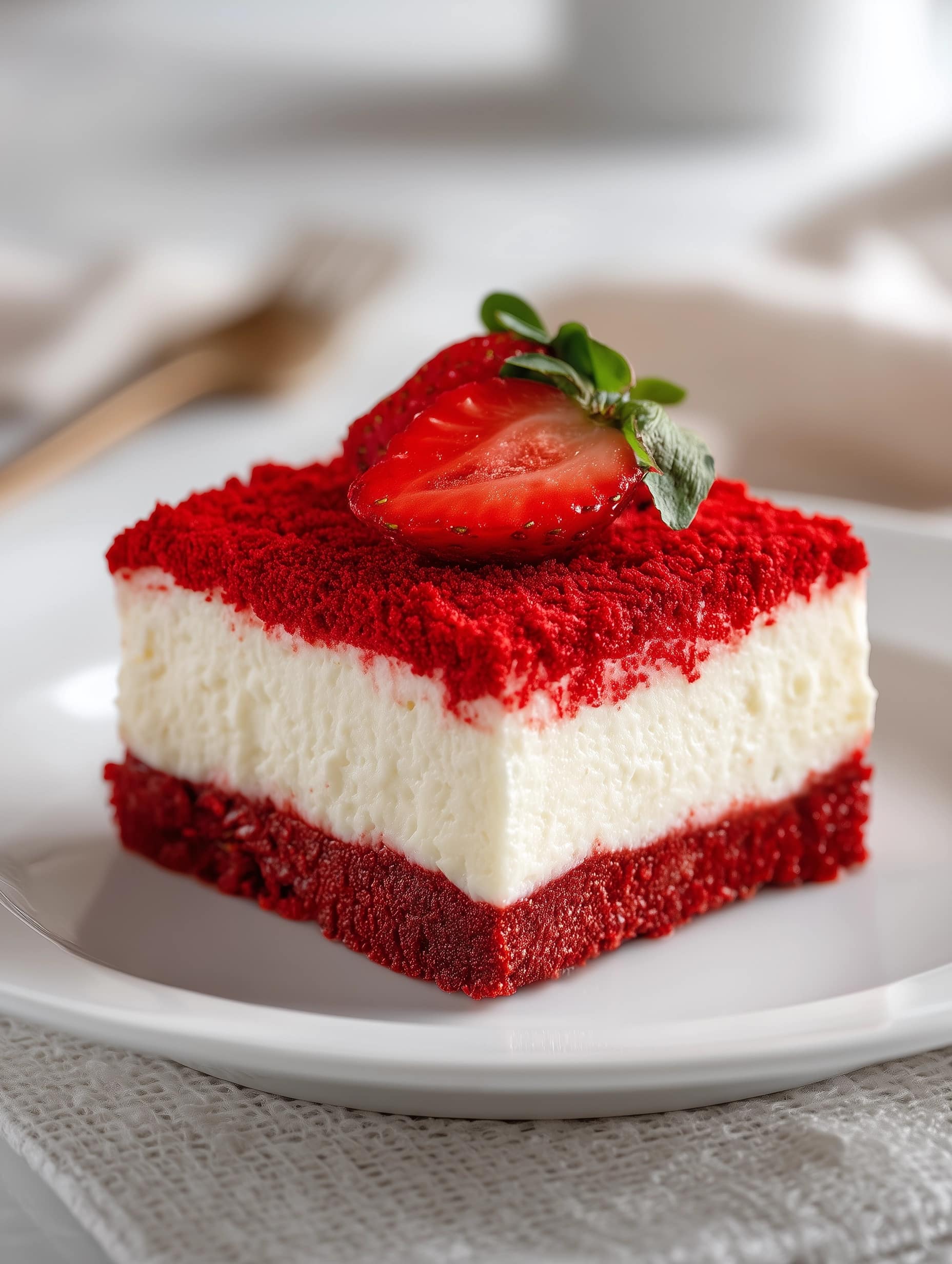 Red Velvet Cheesecake Brownies Recipe - Recipe Image