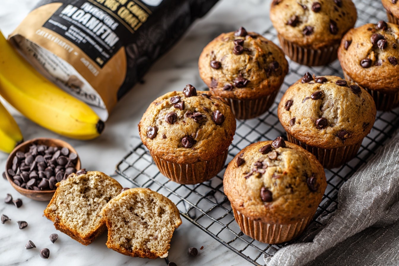 Banana Oatmeal Muffins Recipe - Recipe Image