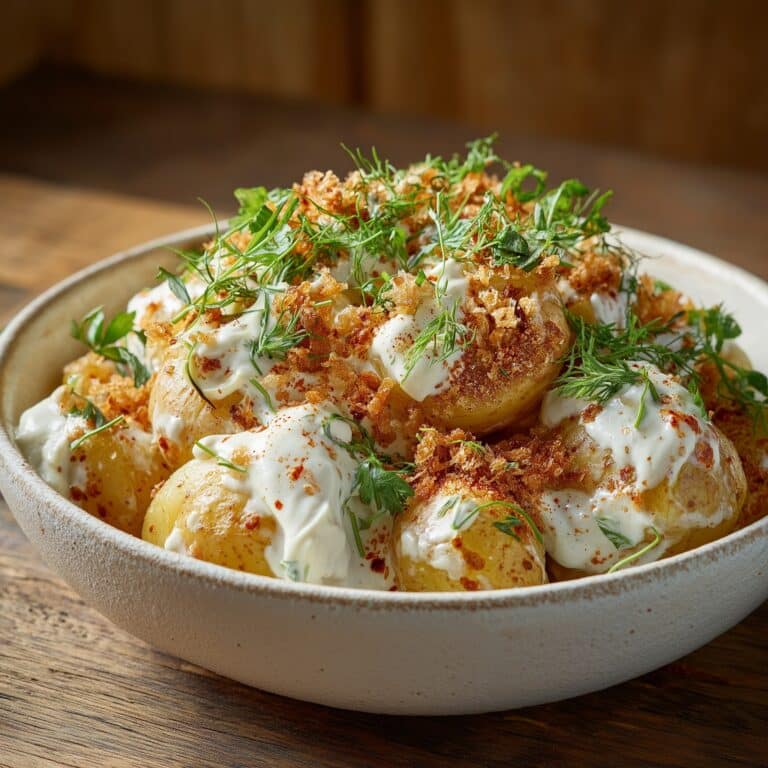 Crispy Potato Salad with Sriracha Mayo Recipe