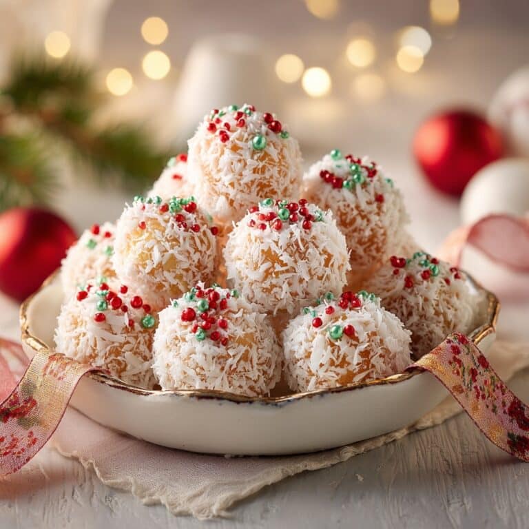 No-Bake Coconut Cookie Balls Recipe