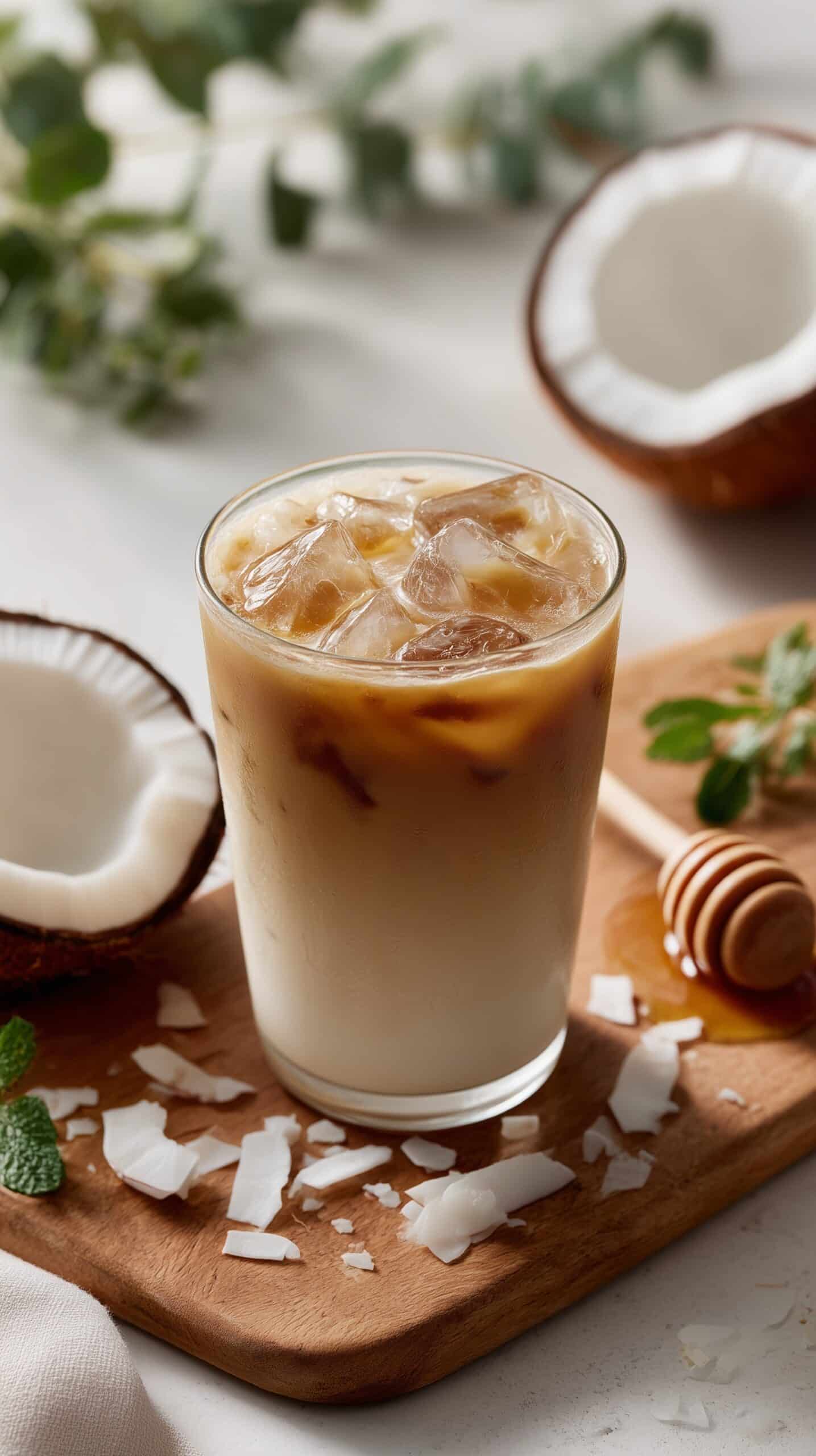 Refreshing Coconut Iced Tea Recipe - Recipe Image
