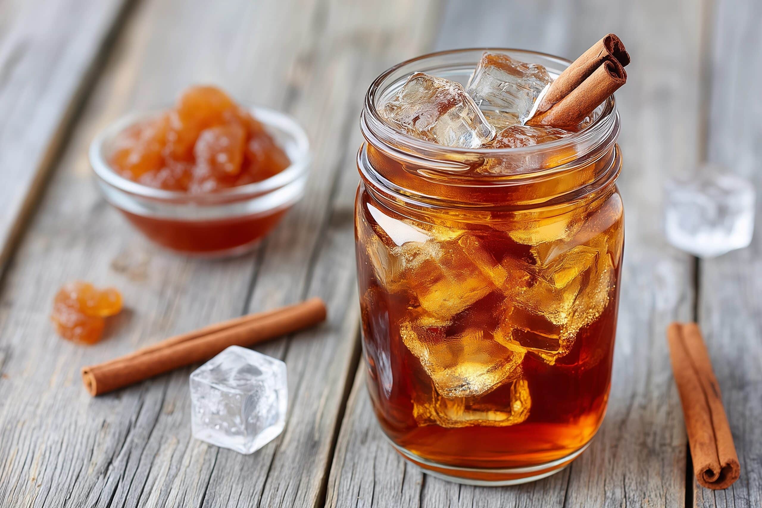 Refreshing Orange Cinnamon Iced Tea Recipe - Recipe Image