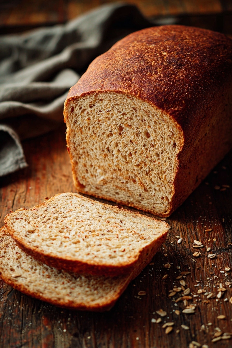 Creamy Greek Yogurt Oat Bread Recipe - Recipe Image